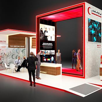 【EMIRATES RED CRESCENT】展台设计分享