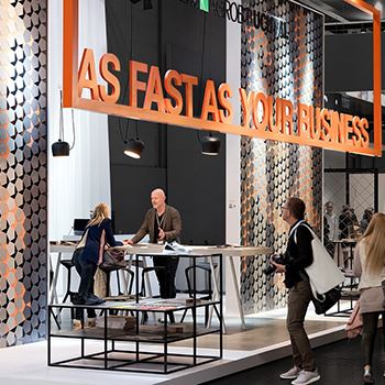 【AS FAST AS YOUR BUSINESS】展台设计分享