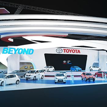 【TOYOTA】展台设计分享