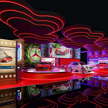【MERCEDES BENZ 】展台设计分享