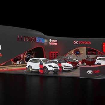 【TOYOTA】展台设计分享