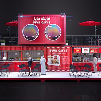 【Five Guys】展台设计分享