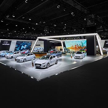 【HYUNDAI】展台设计分享