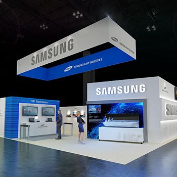 【SAMSUNG】展台设计分享
