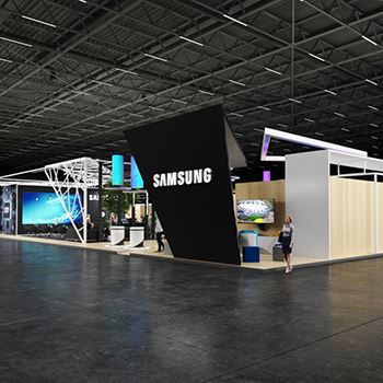 【SAMSUNG】展台设计分享