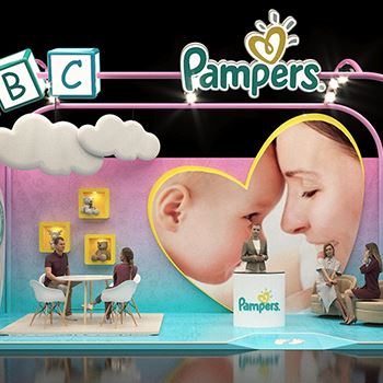【Pampers】展台设计分享
