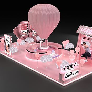 【L’OREAL】展台设计分享