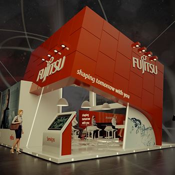 【Fujitsu】展台设计分享