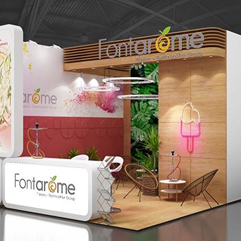 【FONTAROME】展台设计分享