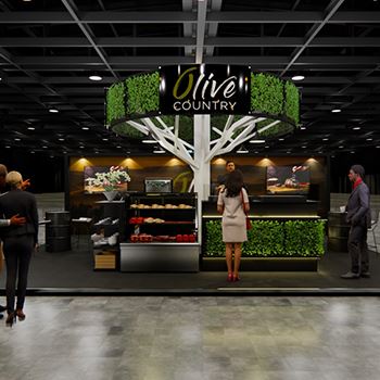 【OLIVE COUNTRY】展台设计分享