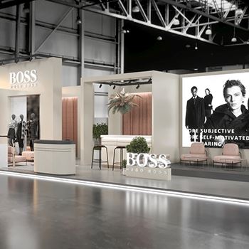 【HUGO BOSS】展台设计分享