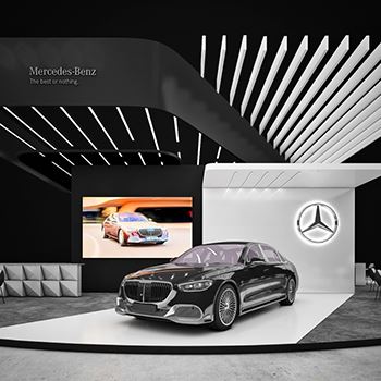 【Mercedes Benz】展台设计分享