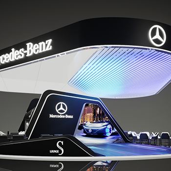 【Mersedes-Benz】展台设计分享