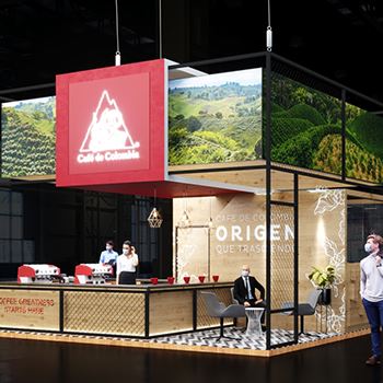 【CAFE DE COLOMBIA】展台设计分享