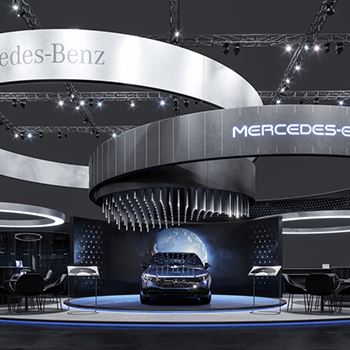 【Mercedes Benz】展台设计分享