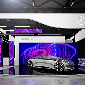 【Mercedes Benz】展台设计分享