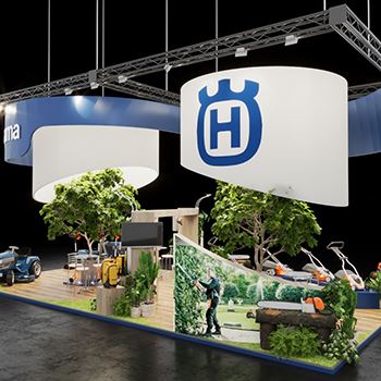 【Husqvarna】展台设计分享