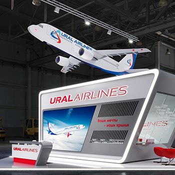 【UralAirlines】展台设计分享