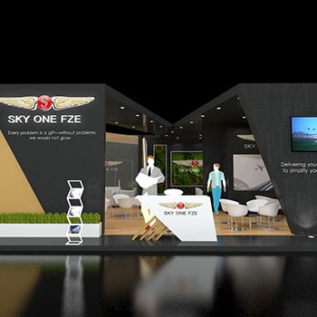 【SKY ONE FZE】展台设计分享