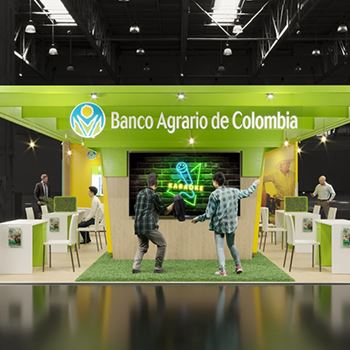 【Banco Agrario de Colombia】展台设计分享
