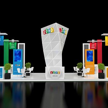 【ZOHO】展台设计分享