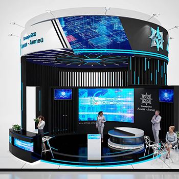 【Almaz-Antey】展台设计分享