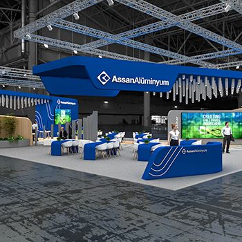 【ASSAN ALUMINYUM ALUMINIUM】展台设计分享