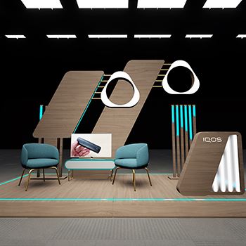 【Iqos】展台设计分享