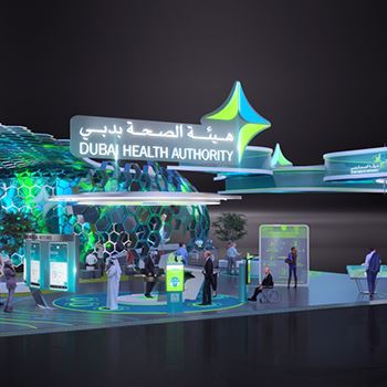 【Dubai Health Authority】展台设计分享