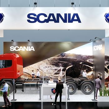 【SCANIA】展台设计分享