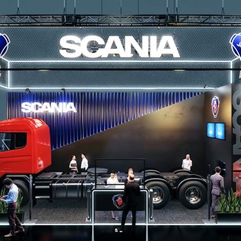 【SCANIA】展台设计分享