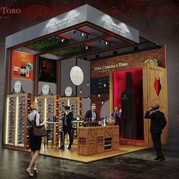 【Concha Y Toro】展台设计分享
