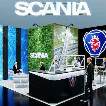 【SCANIA】展台设计分享