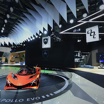 【Apollo Future Mobility Group (AFMG)】展台设计分享