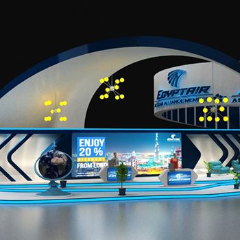 【Egypt Air】展台设计分享