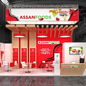 【ASSAN FOOD】展台设计分享