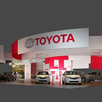 【TOYOTA 】展台设计分享