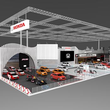 【HONDA】展台设计分享
