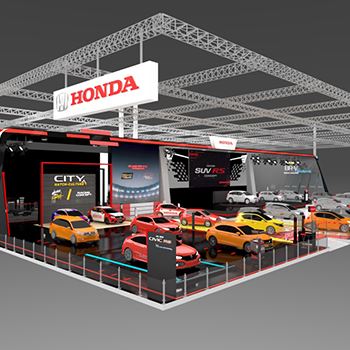 【HONDA】展台设计分享