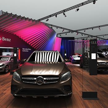 【MERCEDES-BENS】展台设计分享