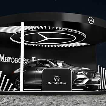 【Mercedes-Benz】展台设计分享