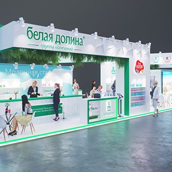 【Belaya Dolina】展台设计分享