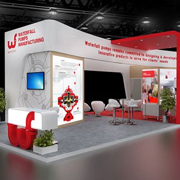 【Waterfall】展台设计分享