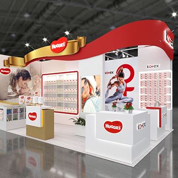 【HAGGIES.KOTEX】展台设计分享