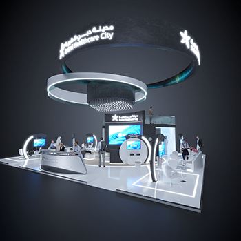 【Dubai Health Care City】展台设计分享