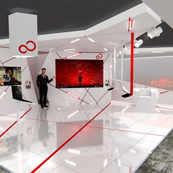 【Fujitsu】展台设计分享