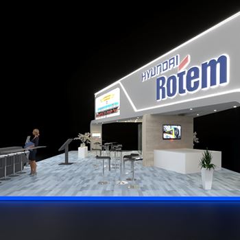 【Hyundai Rotem】展台设计分享