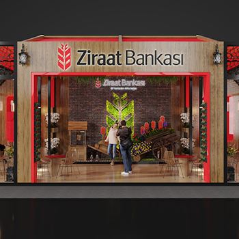 【Ziraat-Bankas】展台设计分享