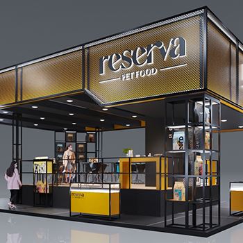 【Reserva Pet Food】展台设计分享