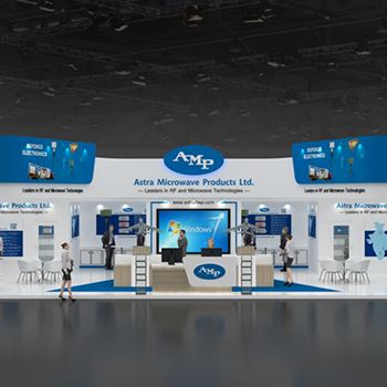 【ASTRA MICROWAVE PRODUCTS LTD】展台设计分享